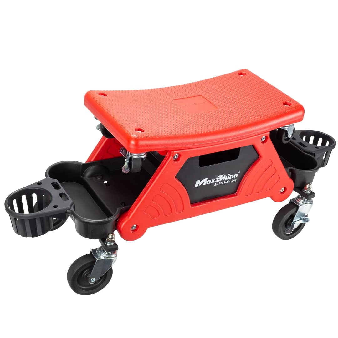 MaxShine Detailing Creeper Seat - 2-in-1 Built-in Storage