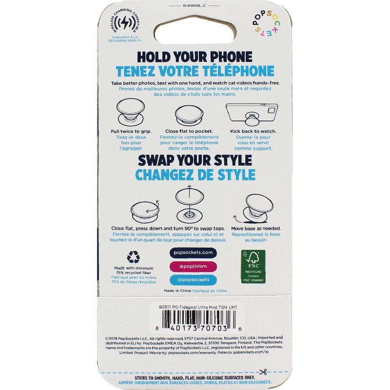 PopGrip Luxe Tidepool - Smartphone Grip