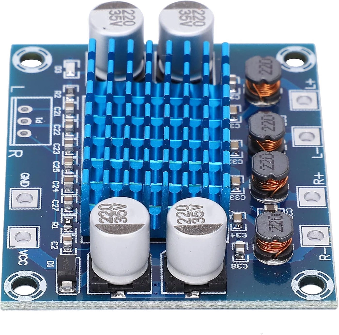 Audio Power Amplifier Board - Dual channel (2.0) 30W + 30W