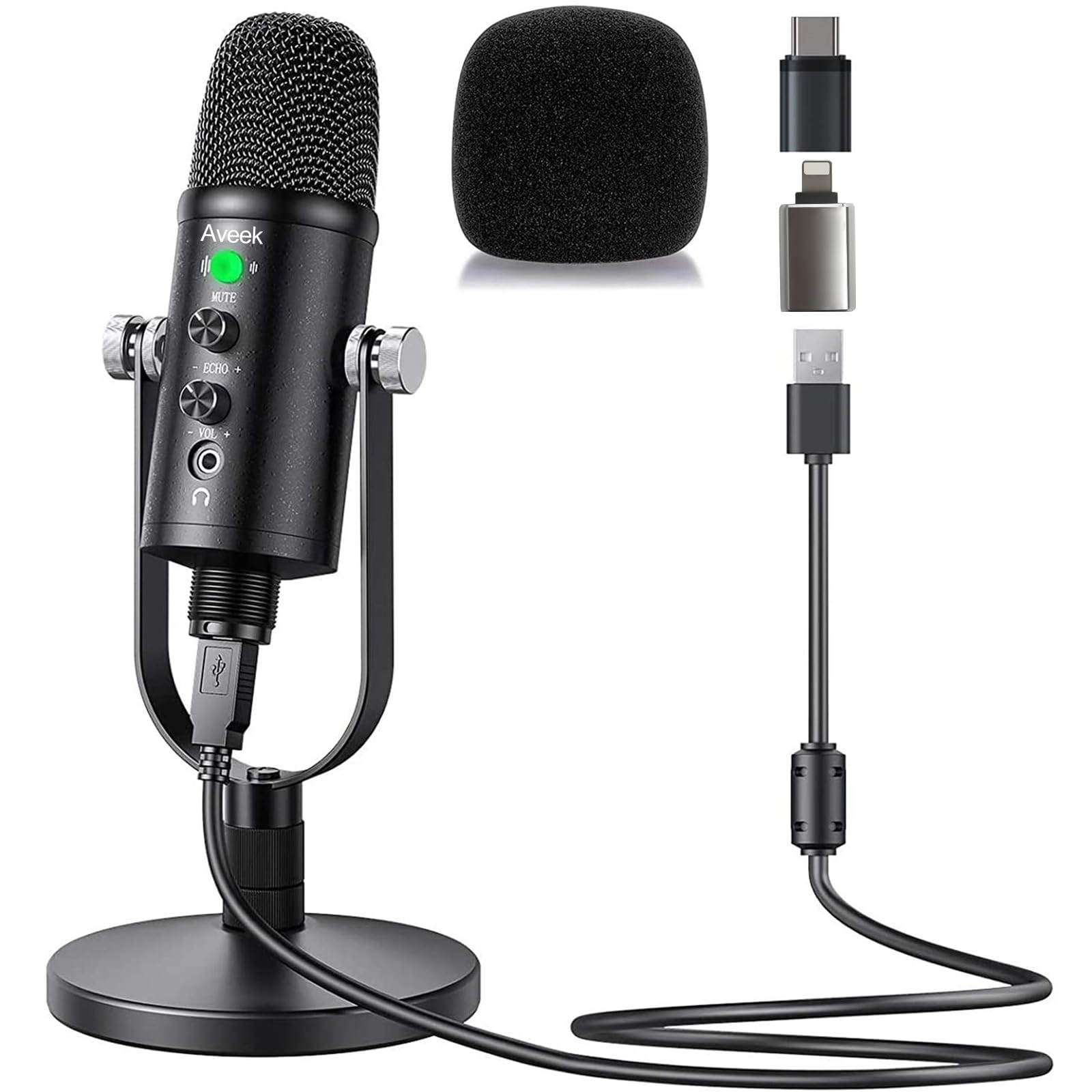 Mercase Aveek USB+Lightning Microphone