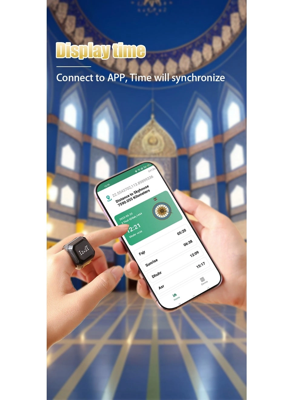 Tasbih Zikr Smart Ring