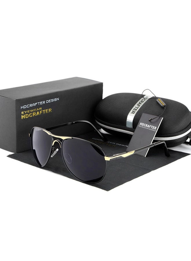Aviator Frame Sunglasses - 61mm Black