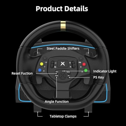 G30 Racing Wheel & Pedals - PC PS4 Xbox ONE Xbox 360 Xbox Series X PS3 Xinput NS Android