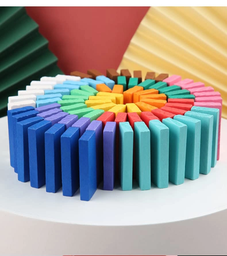 Wooden Building Blocks - 100pcs