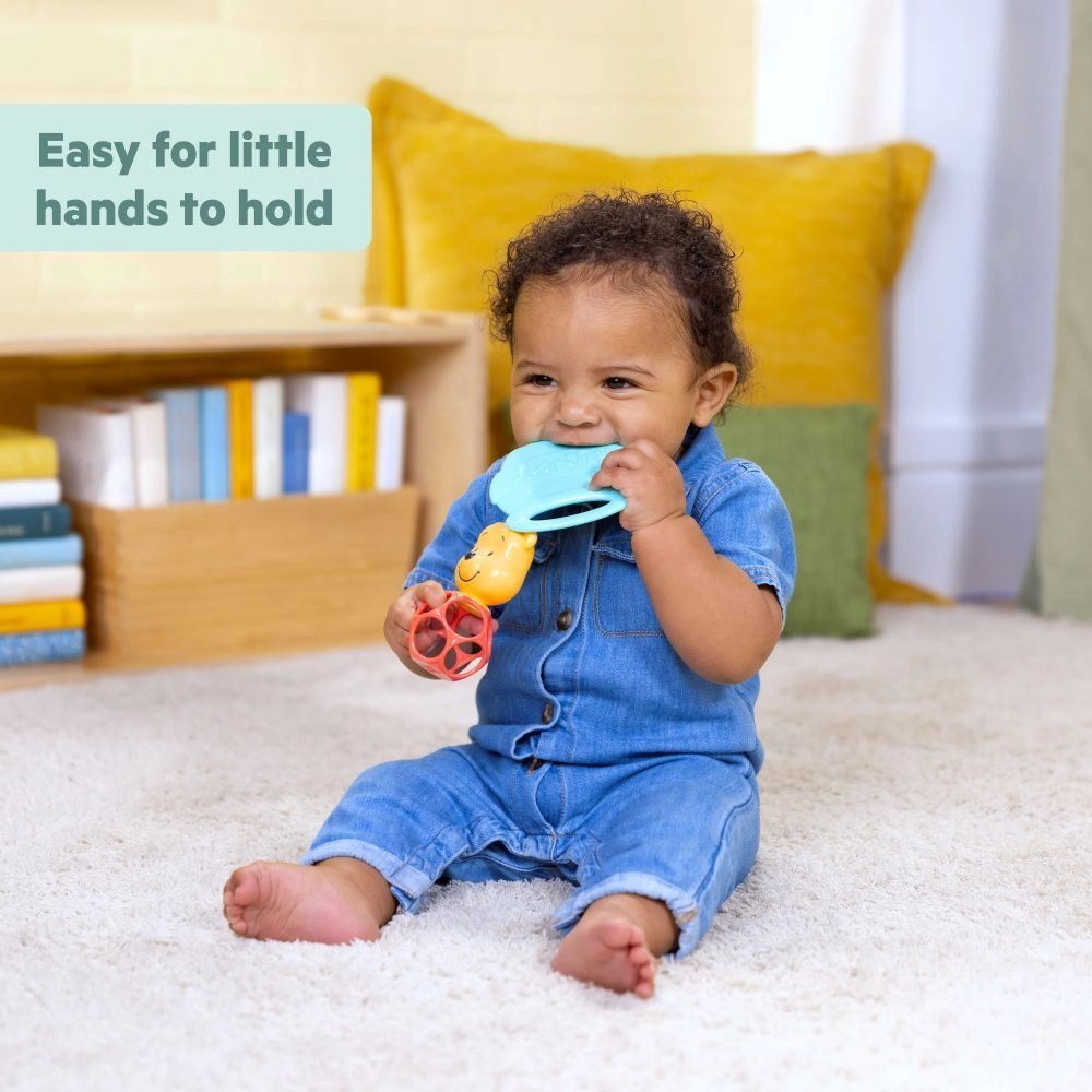 Oball rattle + honey pot teether