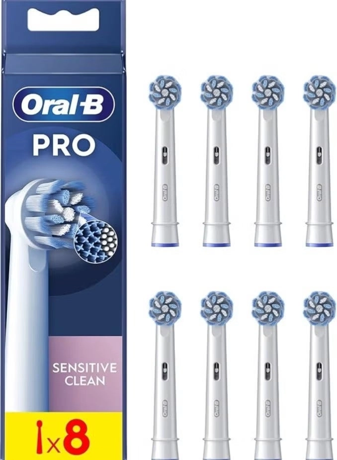 Sensitive Clean - Pack of 8 Extra Soft Bristles