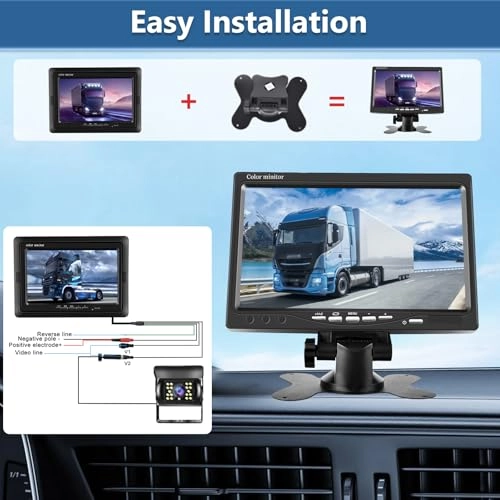 Rear View Camera - Night vision Wired 1080P