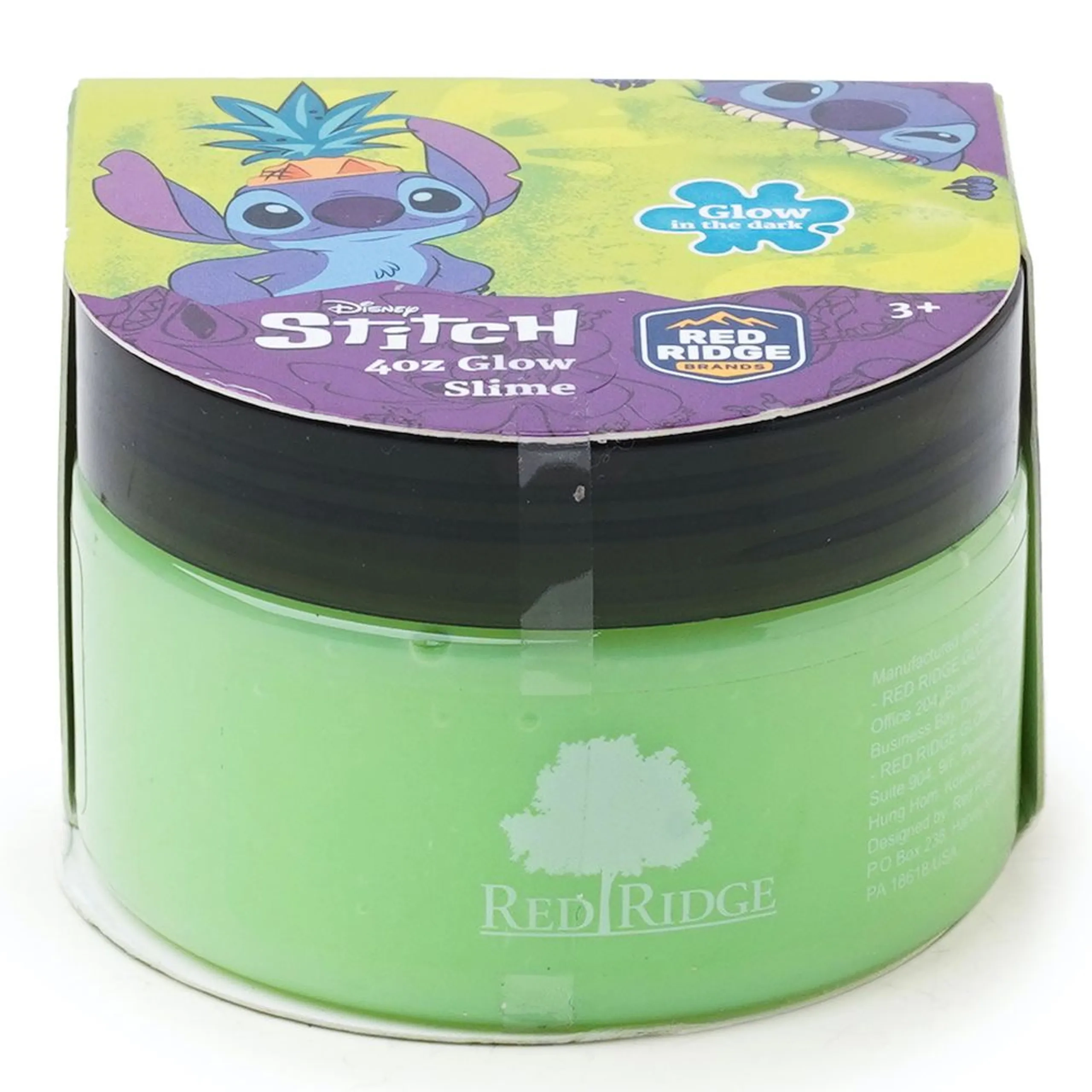 SLIME SQUAD Disney Stitch Glow Slime - 3 years+