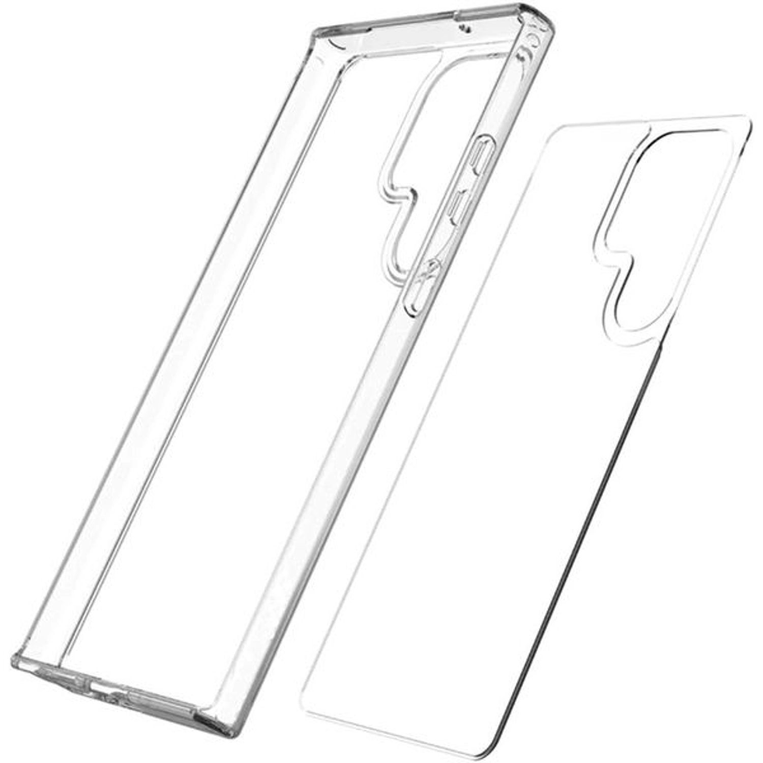 Lucid Clear Case With Screen Protector for Galaxy S23 Ultra