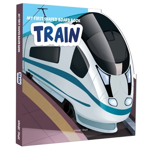 Prakash books My First Shaped Transport Train Wood Book