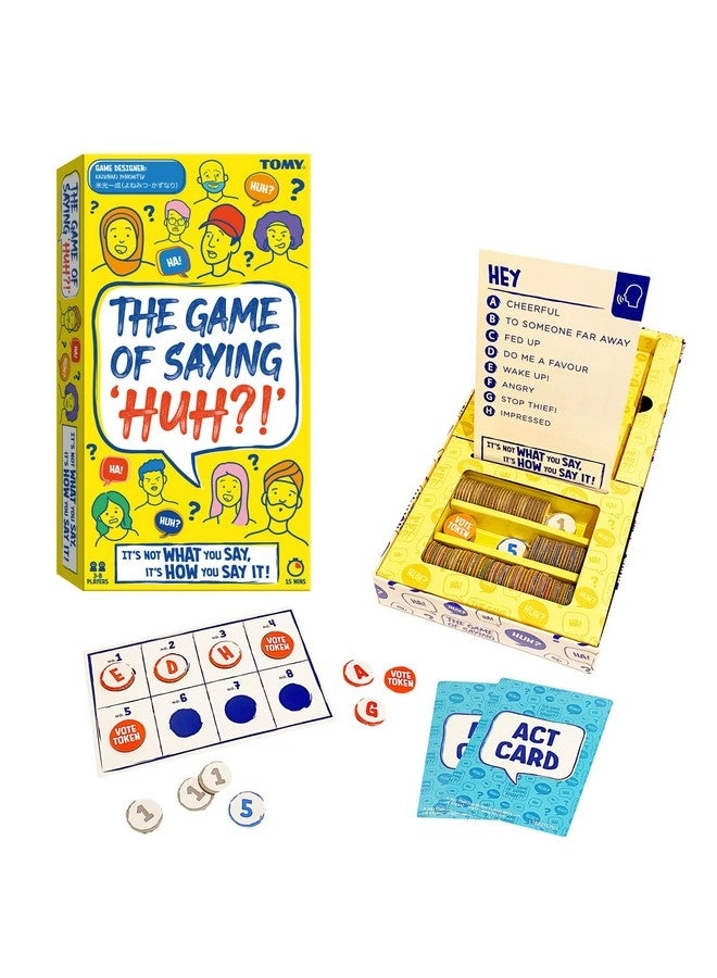 Tomy The Game of Saying 'Huh?!' - English Ages 8 Years and Up