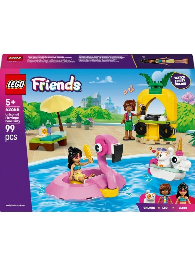 LEGO Friends Unicorn & Flamingo Pool Party