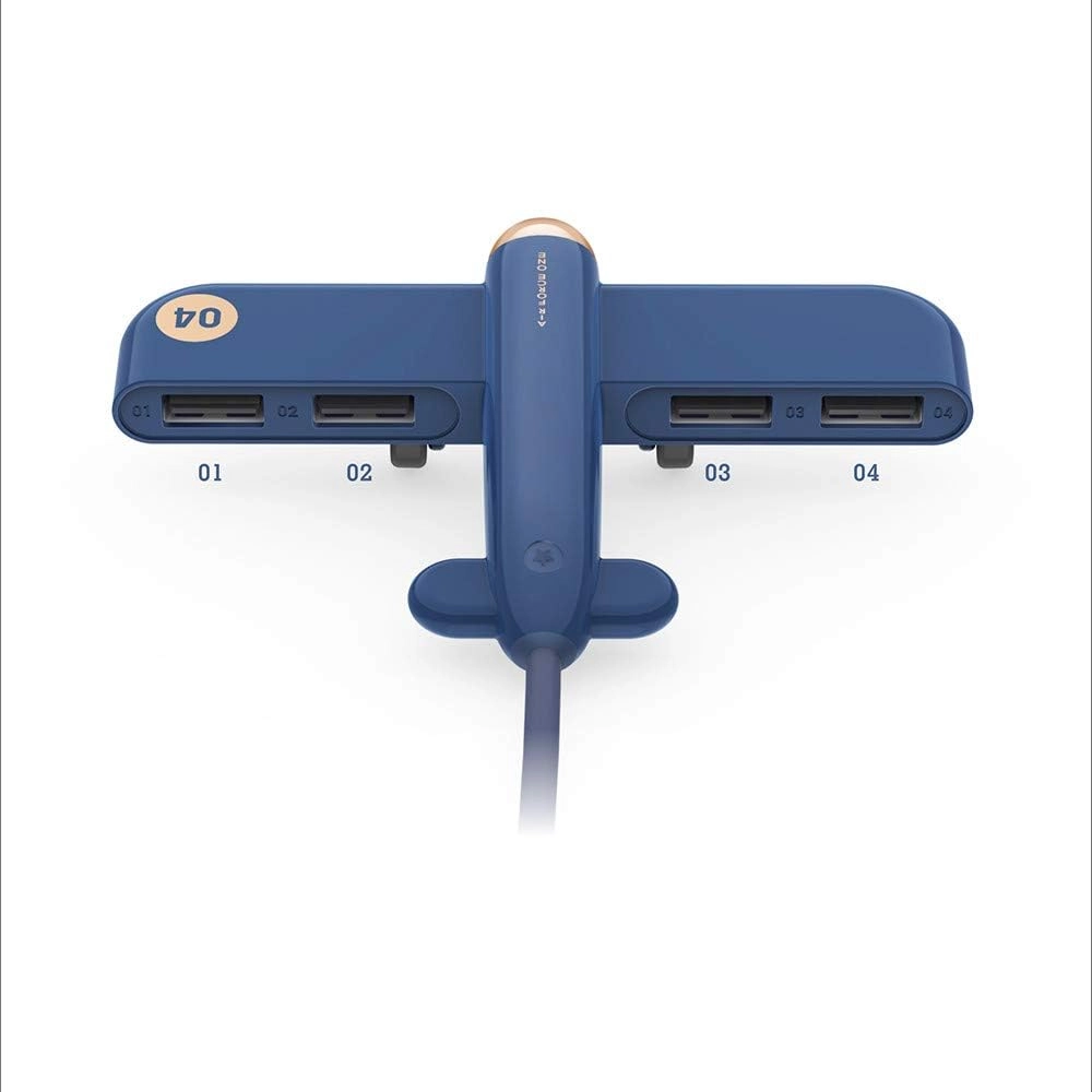 USB 2.0 Hub - 4 Ports Airplane shape