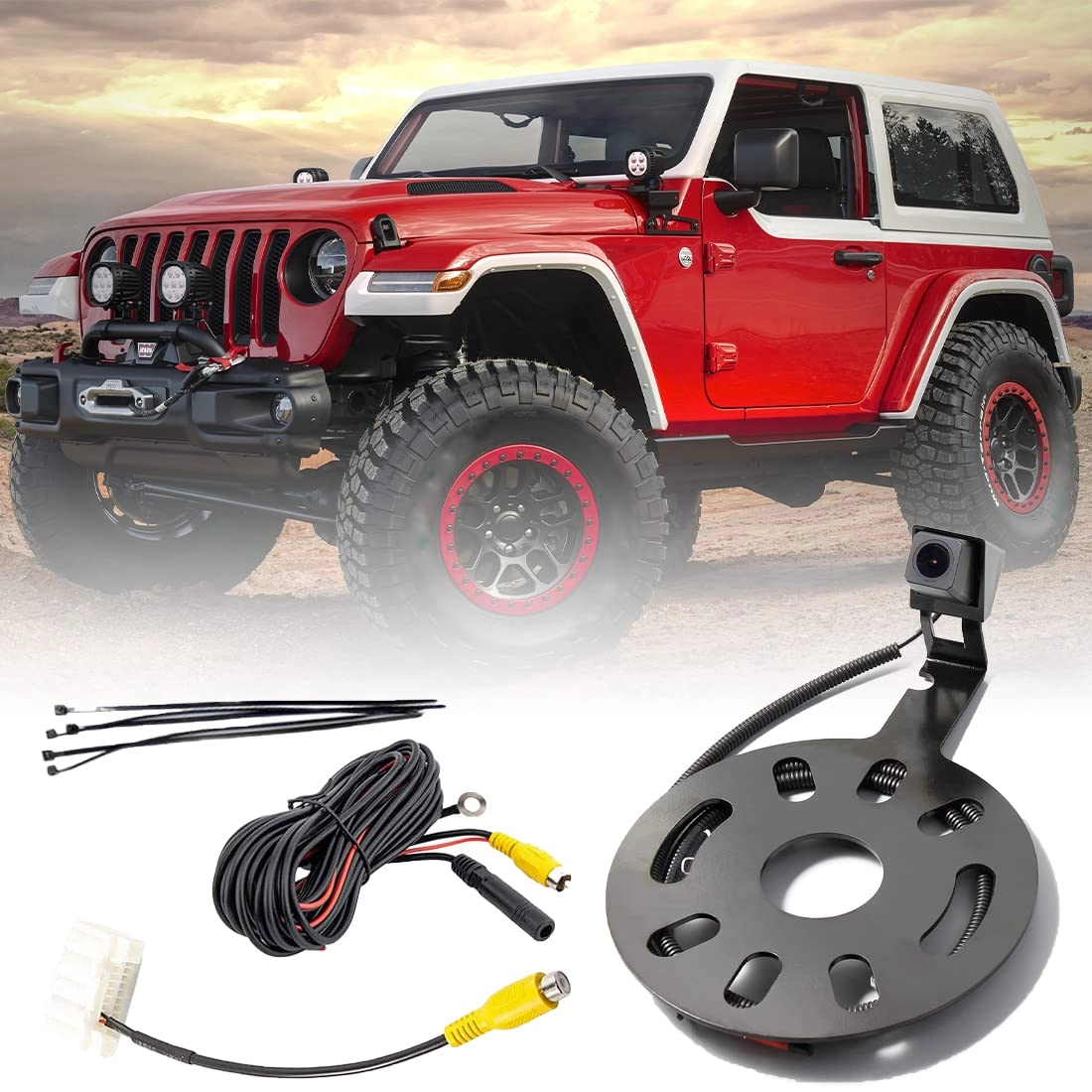 WASTOREEL Car Backup Camera - Night vision RCA 720p