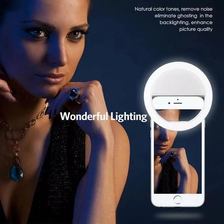 184 Selfie Ring Light - 36 LED Flash Lamp Clip
