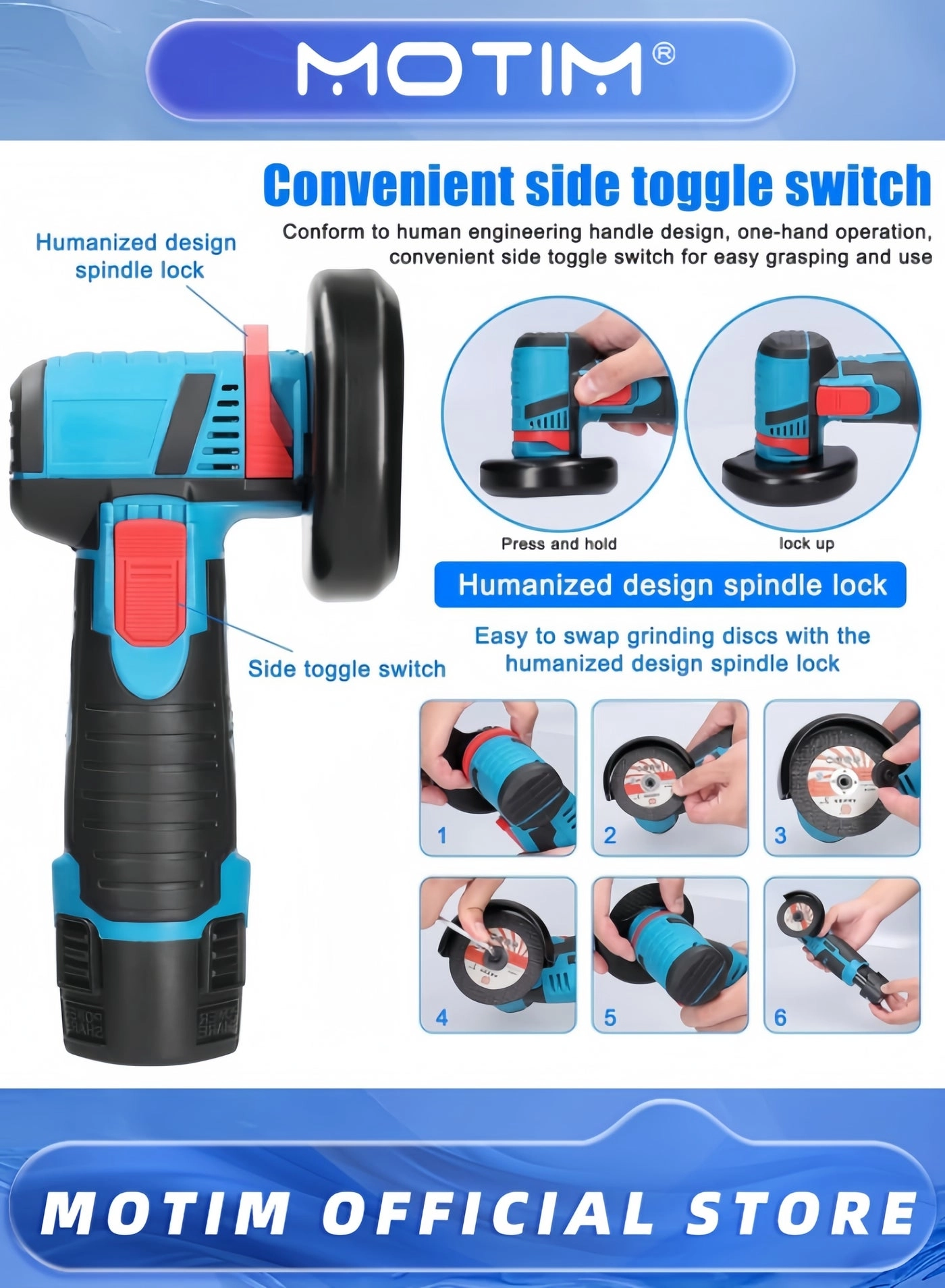 Cordless Angle Grinder