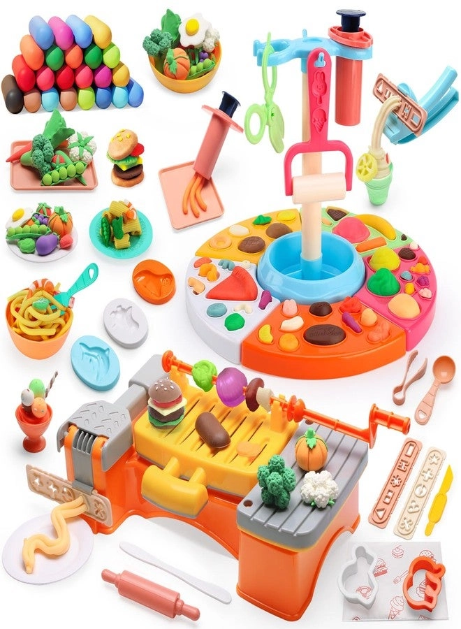 Crelloci BBQ Pizza Color Dough Kitchen Creations Set - 3+ years