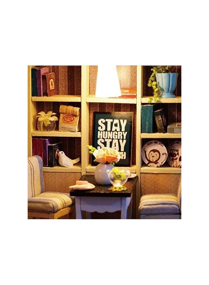 Mini Loft Dollhouse Kit - Furniture LED Light