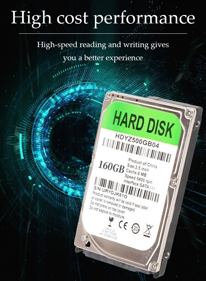 2.5" 5400rpm 8MB (JC00804CY160GB) - 160GB