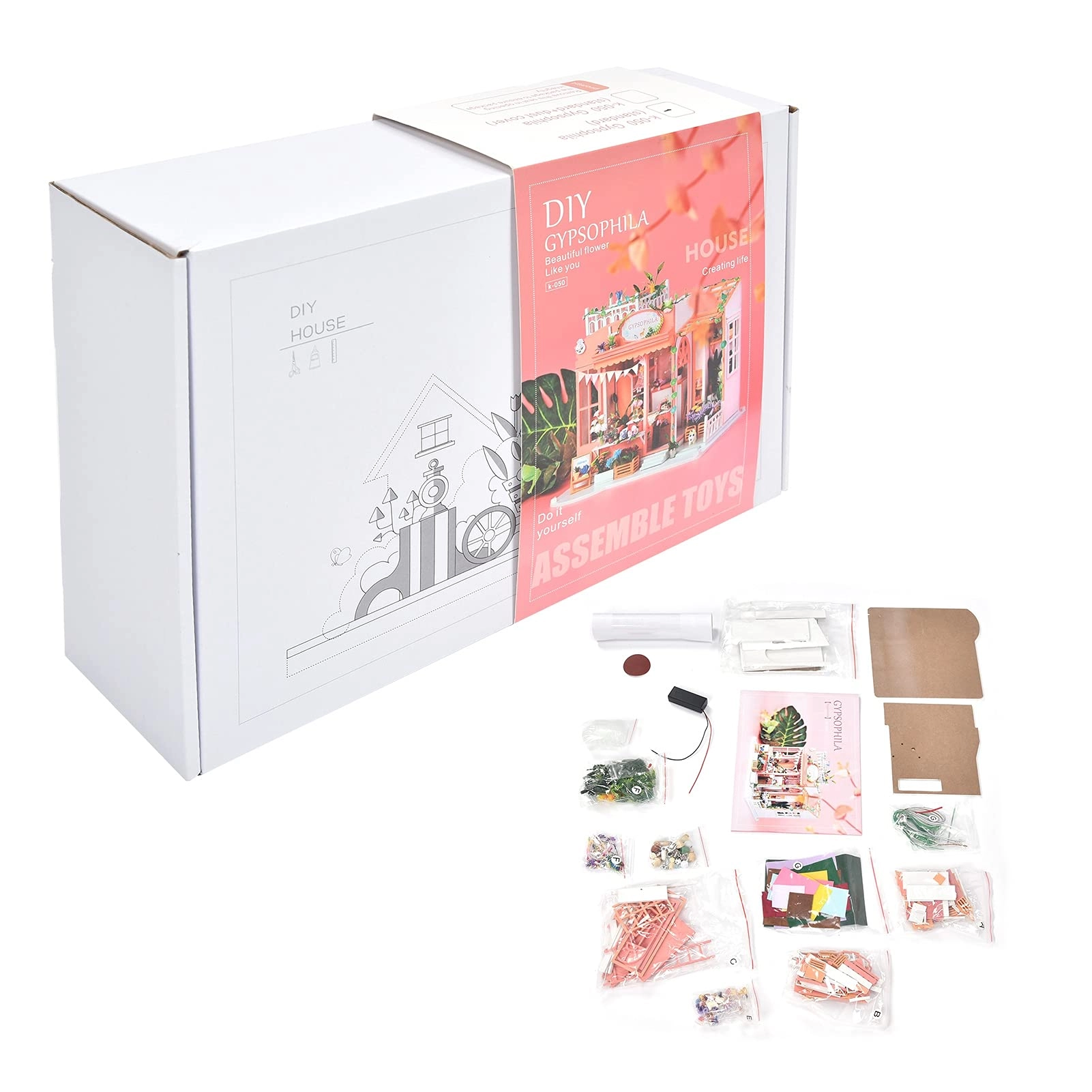 Fren Miniature Dollhouse - Self-Assembly 22 x 21 x 22cm