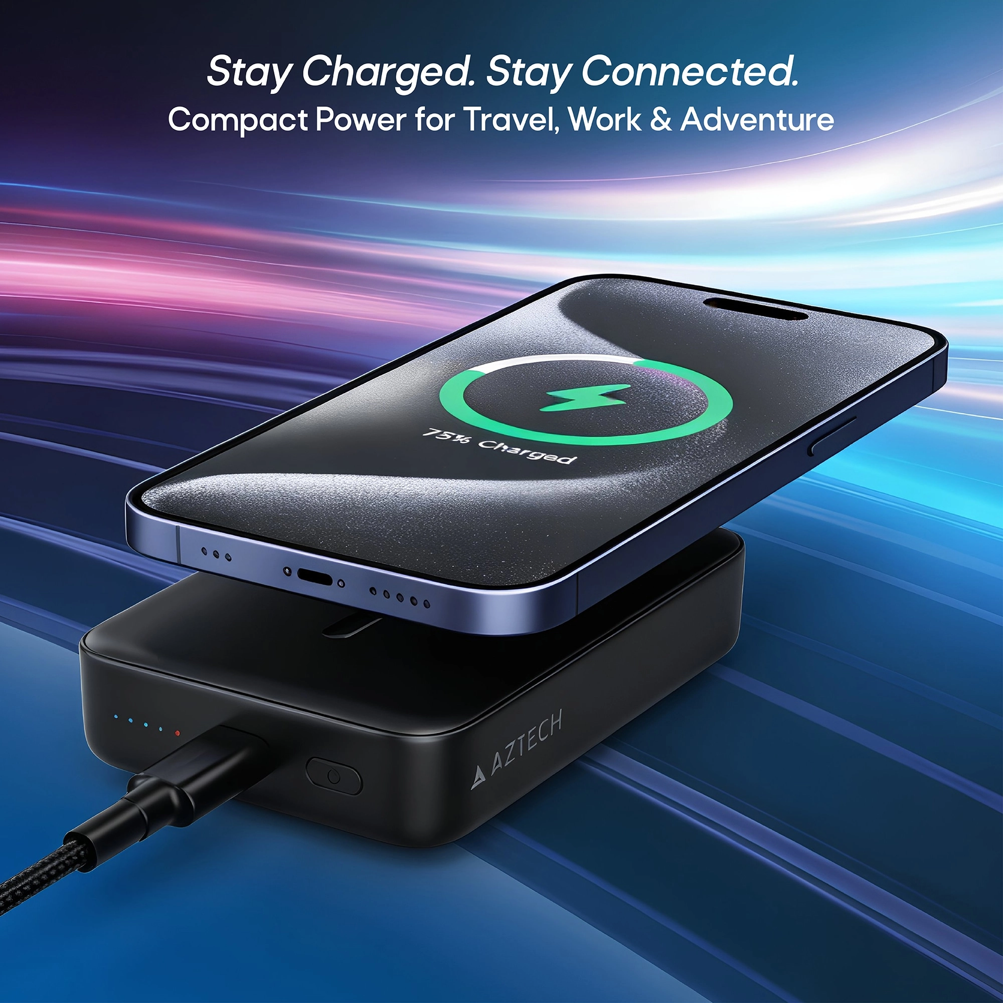 Powergo - 10000mah Quick charge Wireless charging