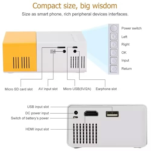 TV-Mini-Projector - 320 x 240 pixels