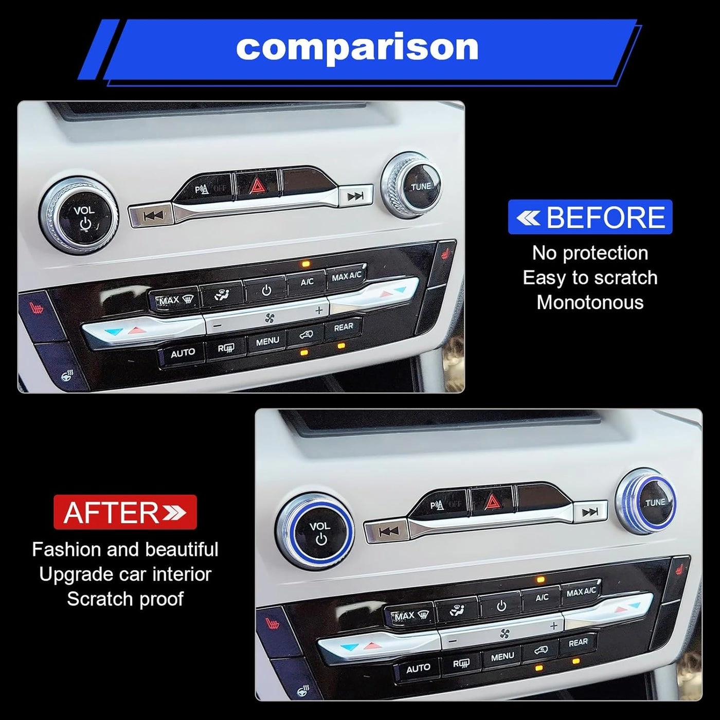 Volume Knob Covers - Ford Explorer 2020-2025