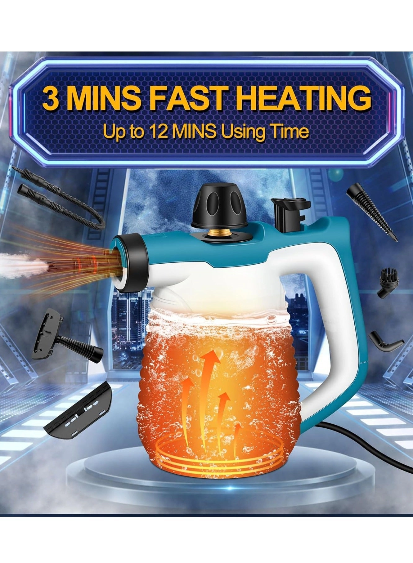 Handheld Steam Cleaner - 3.0bar 350ml