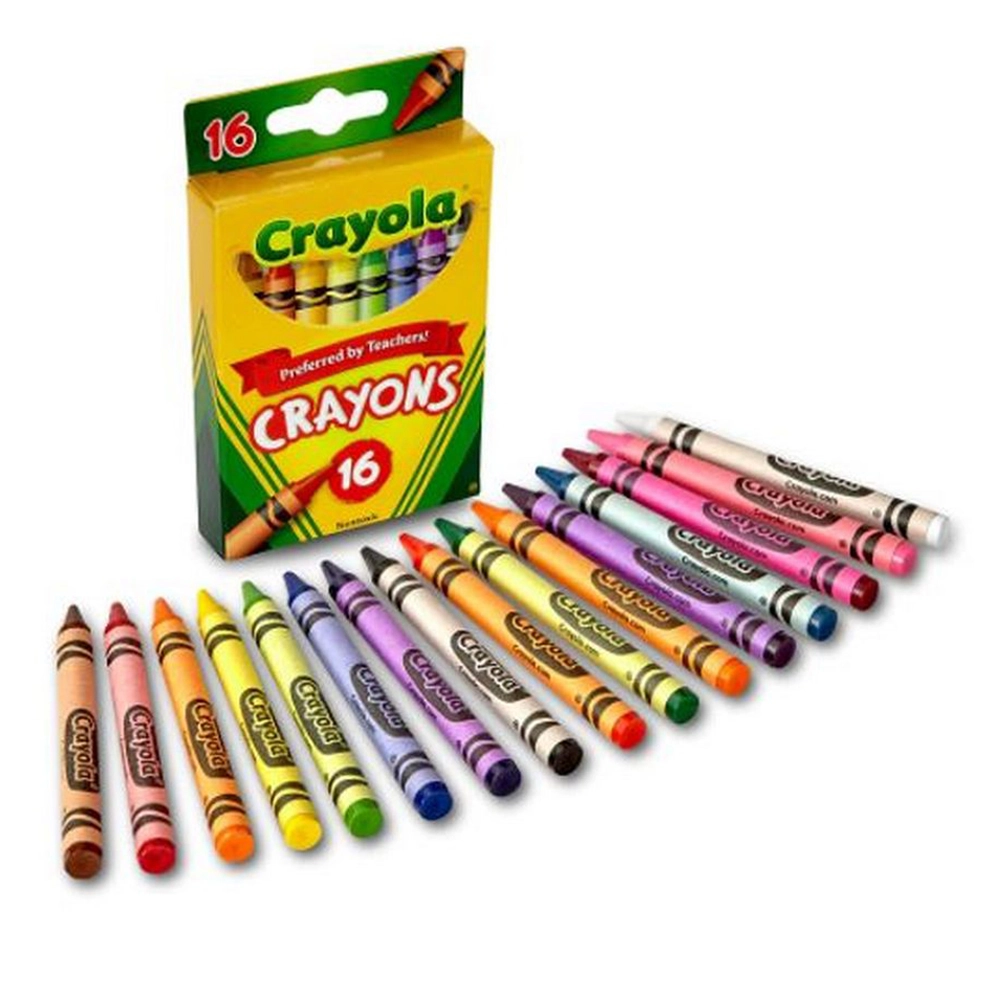 Ultra-Clean Washable Large Crayons - 16 Ct