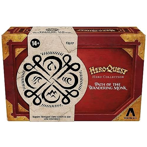 Avalon Hill Monk - HeroQuest - 2 Detailed Miniatures 7 Game Cards