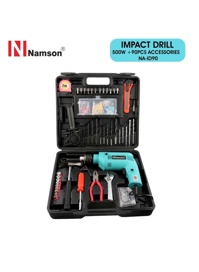 NAMSON Impact Drill - 500W 13MM Bundle