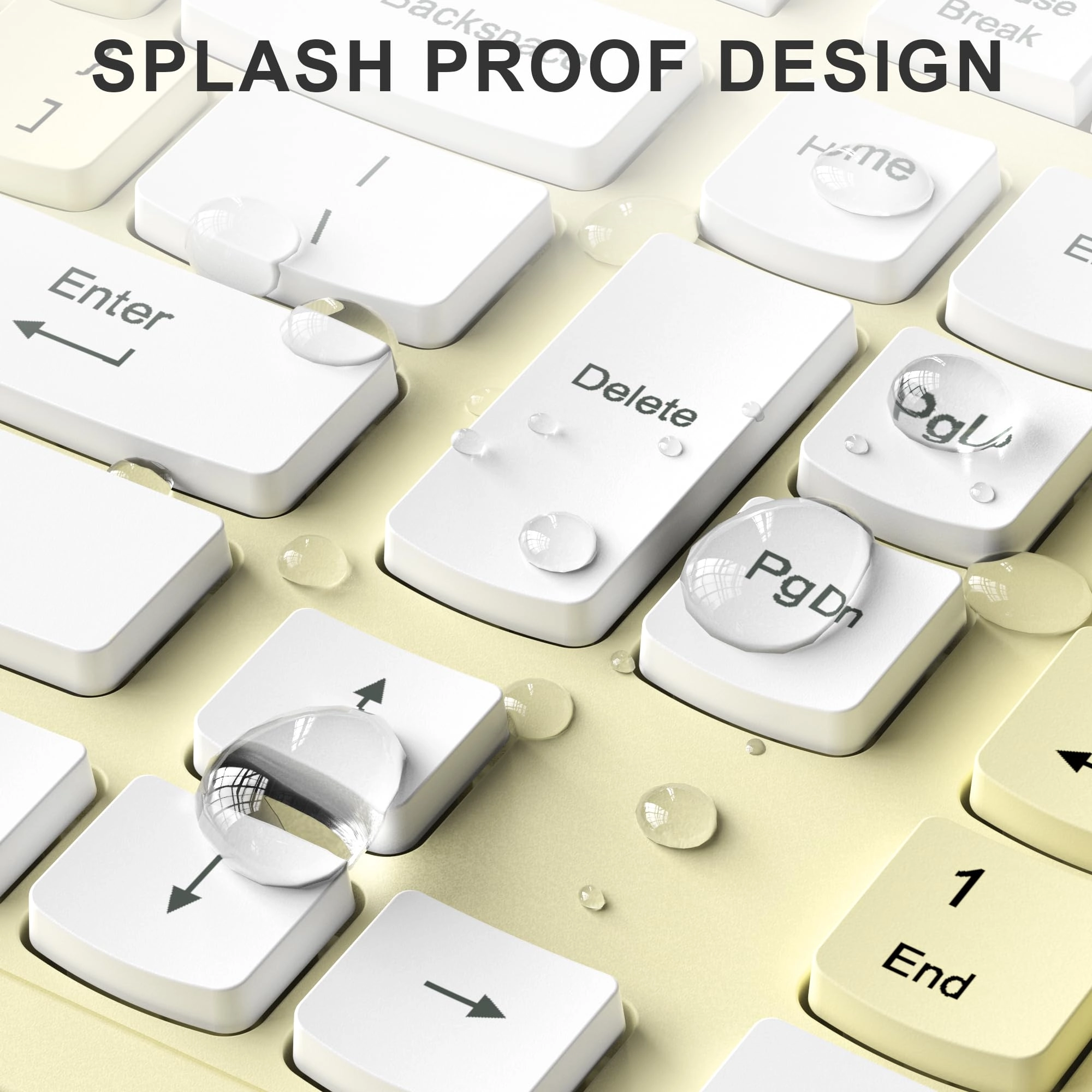 Ergonomic Wireless Keyboard - Wired