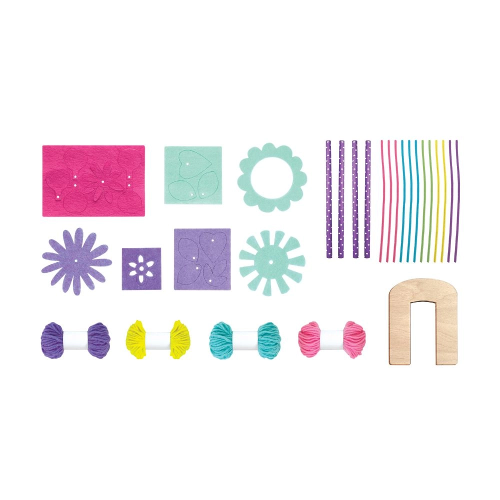 Pom Pom Flowers Bouquet - Craft Kit 6 years & above