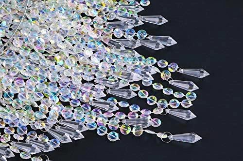 Chandelier Light Shade - 32 cm 3 Tiers Clear