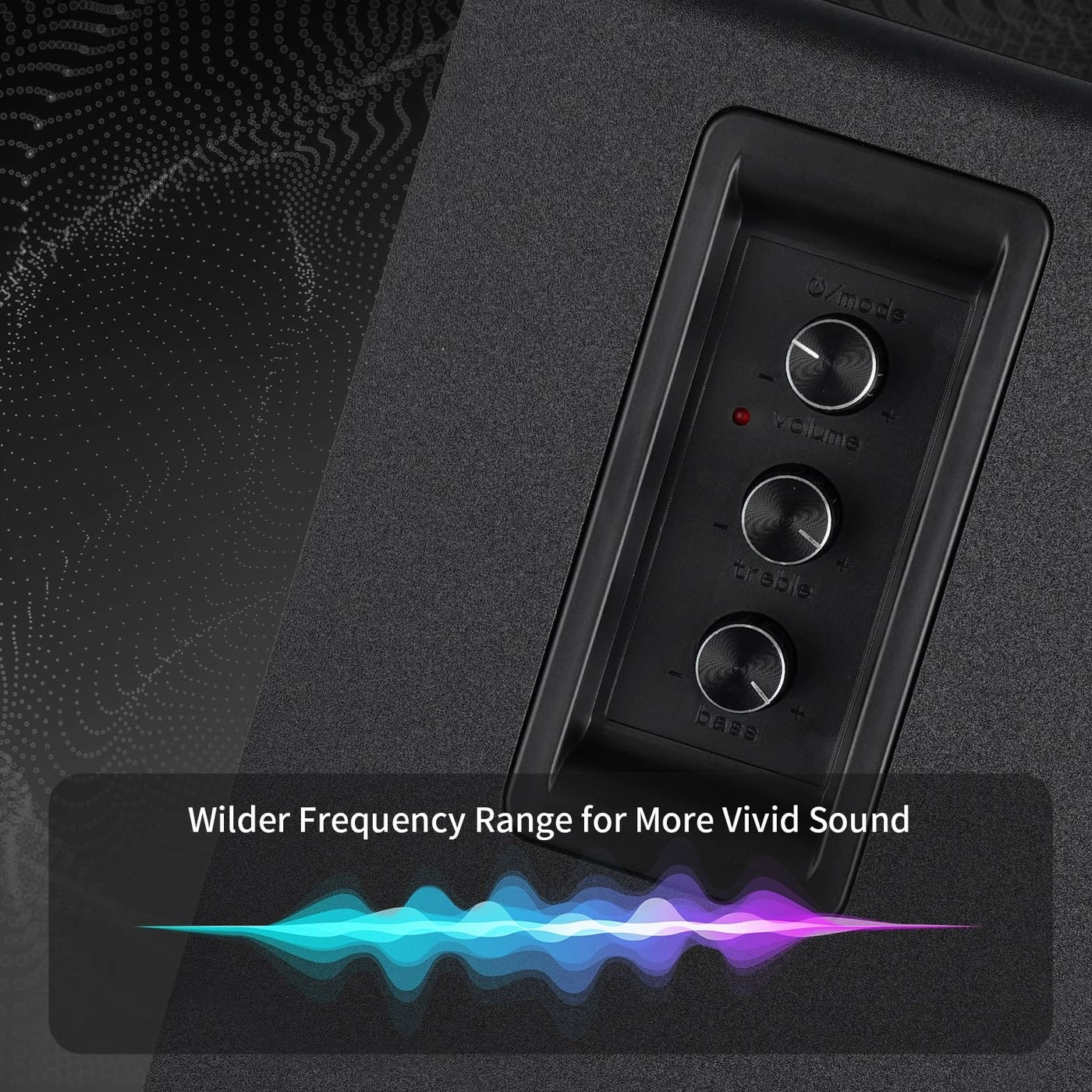 Powered Bookshelf Speaker Pair - 60W