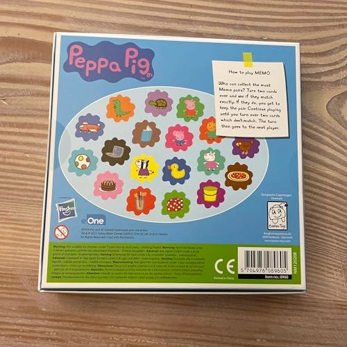 Peppa Pig Memory Card Game - 3+ 36 pieces