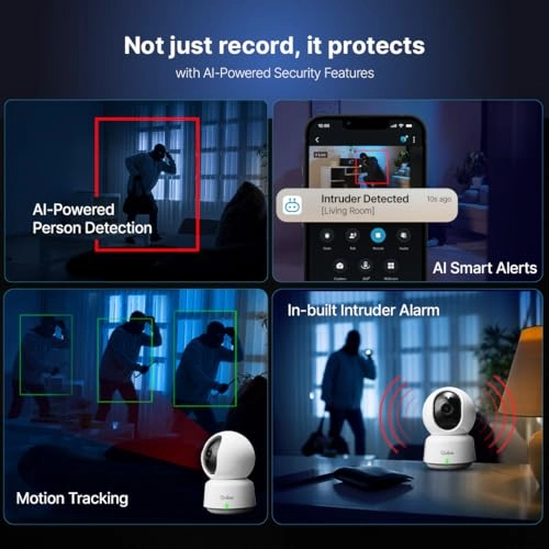 Smart Home Security Cam 360° 2K