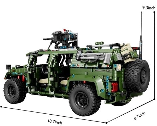 WARRIOR OFF ROAD VEHICLE - MILITARY Vehicle Building Blocks Toy Bricks Set 3175 pcs