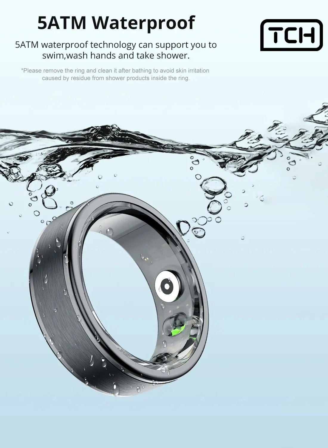 Smart Ring R10 - Blood Pressure Monitor Heart Rate Monitor SpO2 Monitor