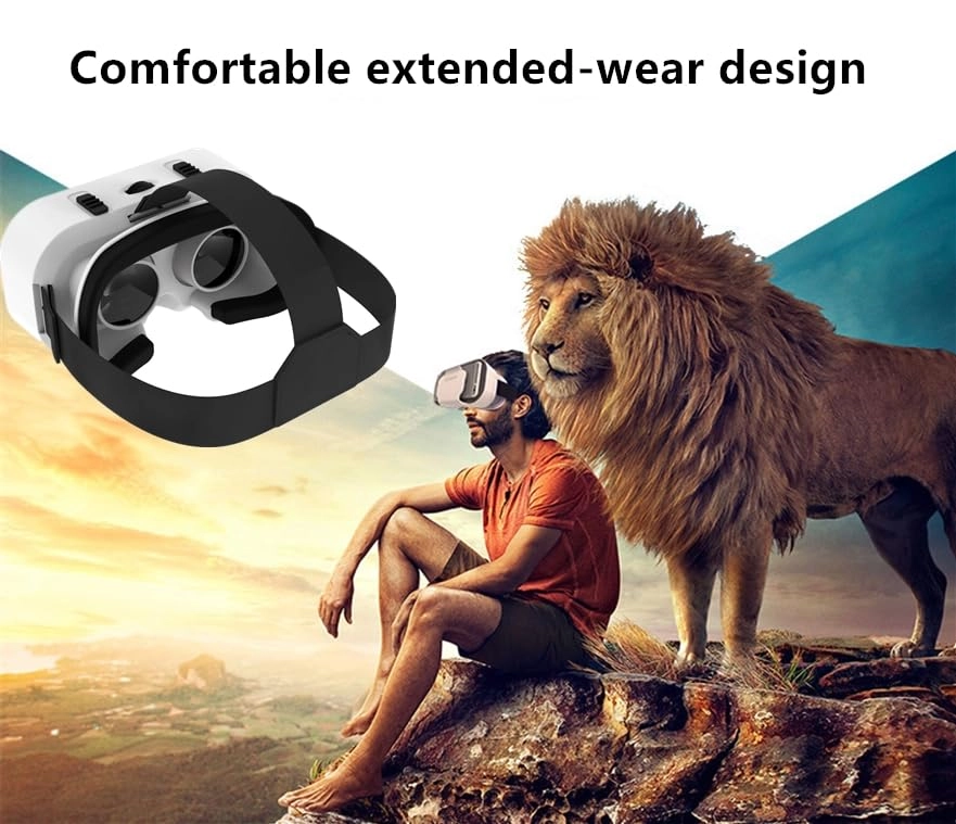 VR Headset - Universal with Controller for 4.7-6.5 Phones