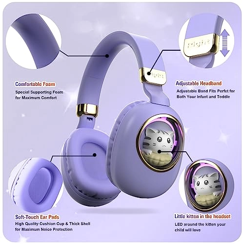 Cat Ear Kids Wireless Headphone