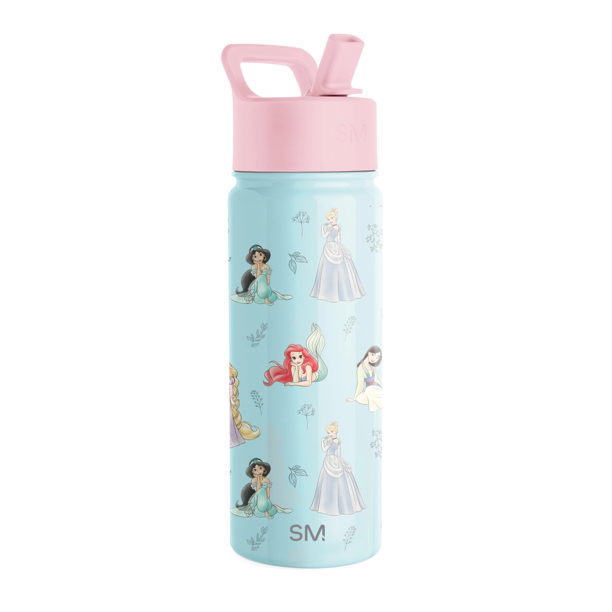 Simple Modern Disney Princess Summit Kids Water Bottle Straw Lid