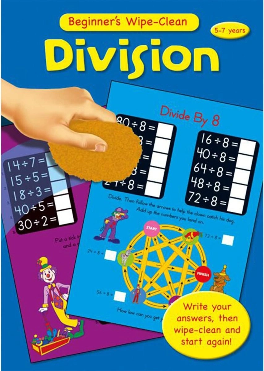 Beginner's Maths Wipe Clean - 4+ 4 pieces