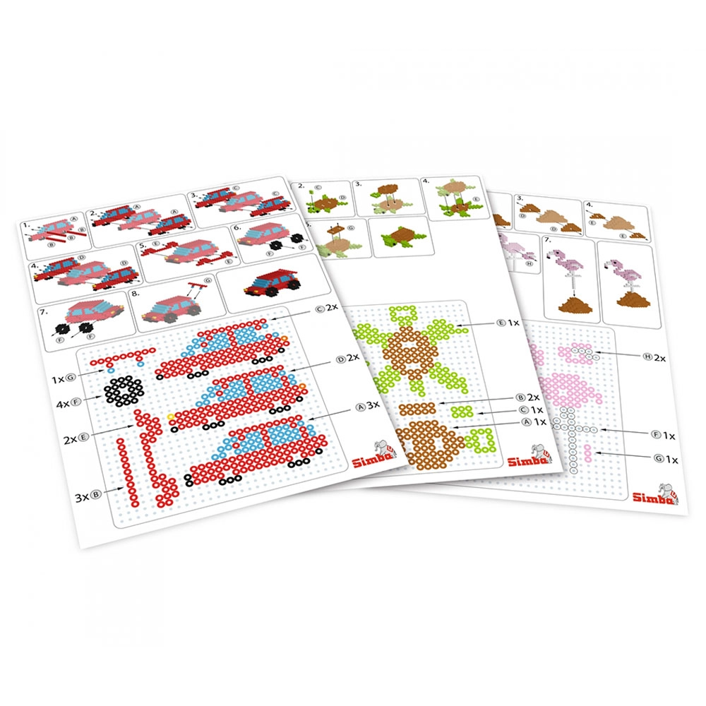 Art & Fun Ironing Beads 3D - 2,400 Beads