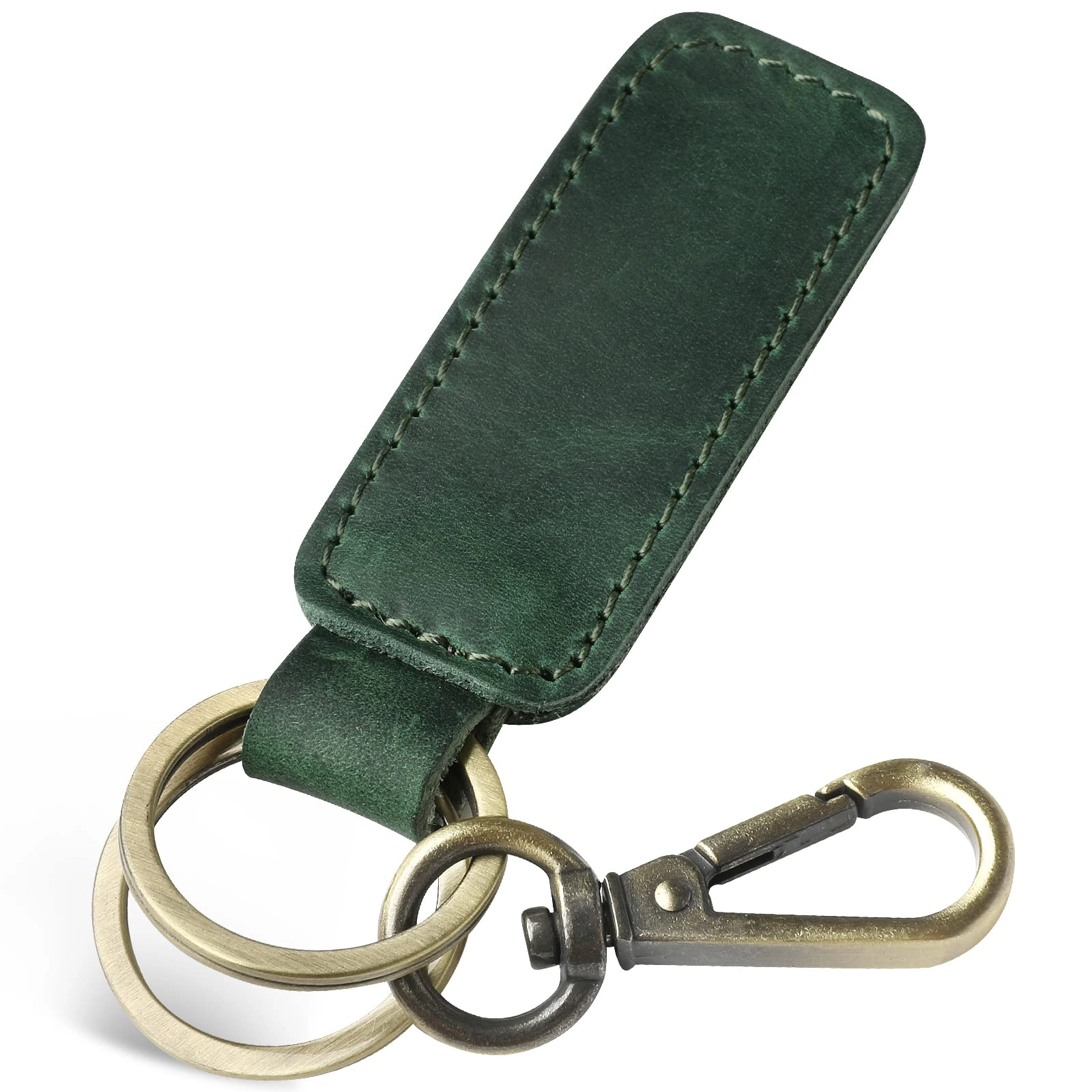 Leather Keychain - Car