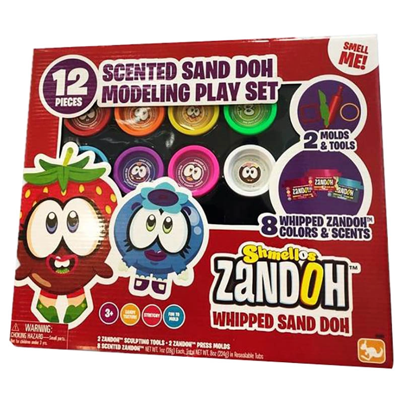 Kangaru Shmello Zandoh - 12pcs Scented Whipped Sand Doh