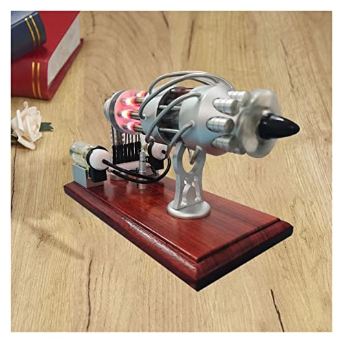 Stirling Engine - 8 cylinders 8 heating tube