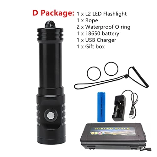 Diving Flashlight - 2000lm IPX8