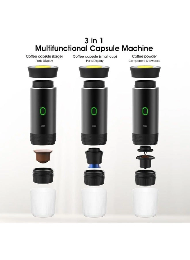 Portable Electric Espresso Machine - Ground Coffee & NS Capsule