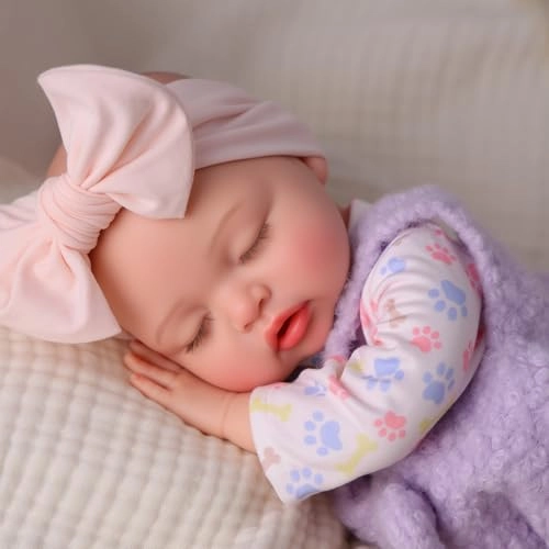 Reborn Baby Doll - 16 Inch Full Platinum Silicone Ages 3+